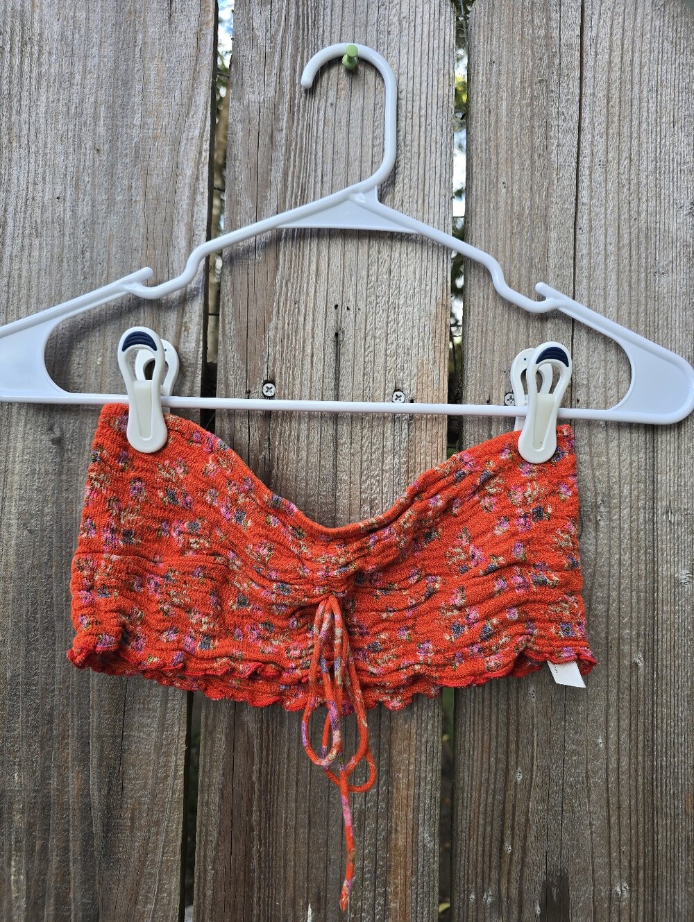 Free People Floral Tube Top